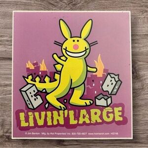 Happy Bunny Livin' Large 2/$12